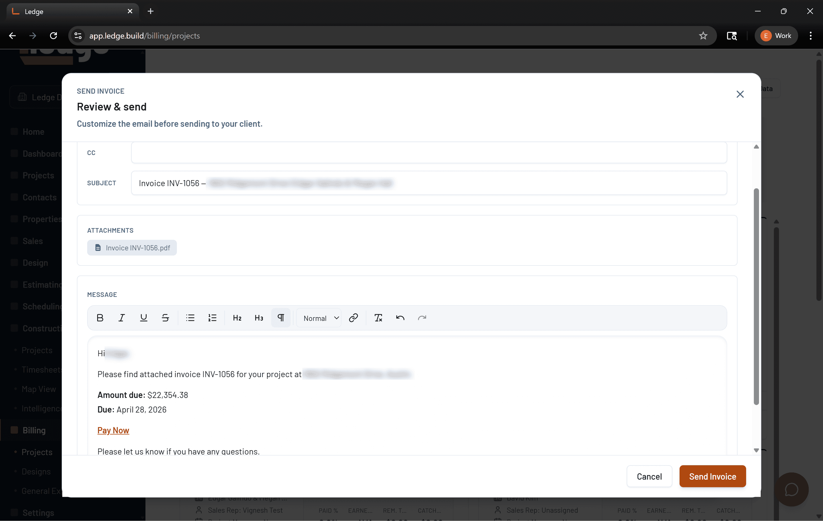 Billing & Payment — view 2