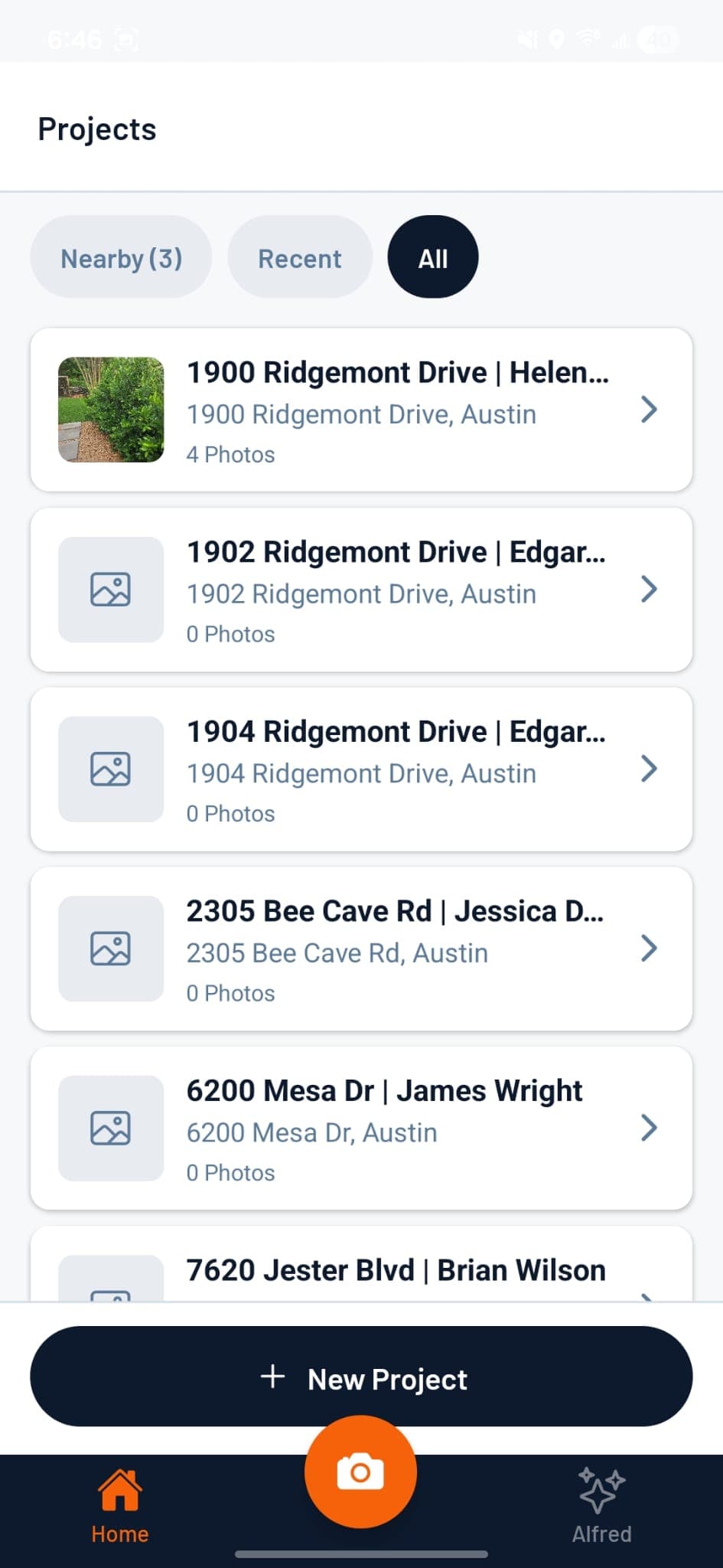 Open LedgeCam and select the job