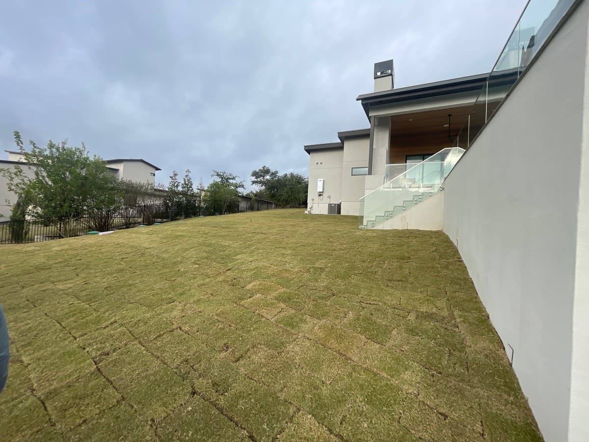 Landscape contractor marketing strategy using before-and-after project photos to attract premium clients