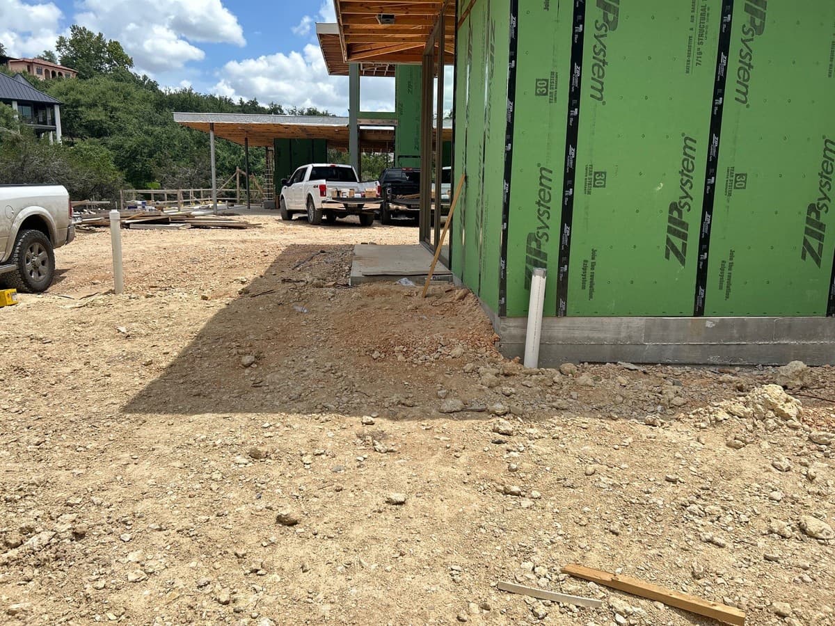 Landscape job hidden cost checklist showing permit, haul-away, debris disposal, and material overage costs