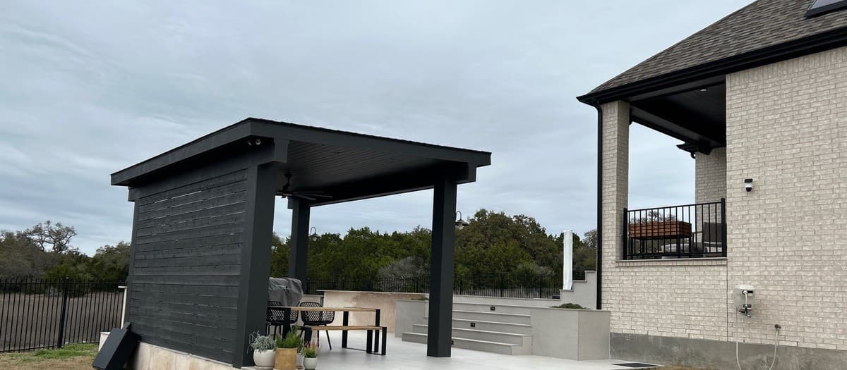 Pergola cost estimating — materials, post anchoring, beam sizing, and labor for custom pergola builds
