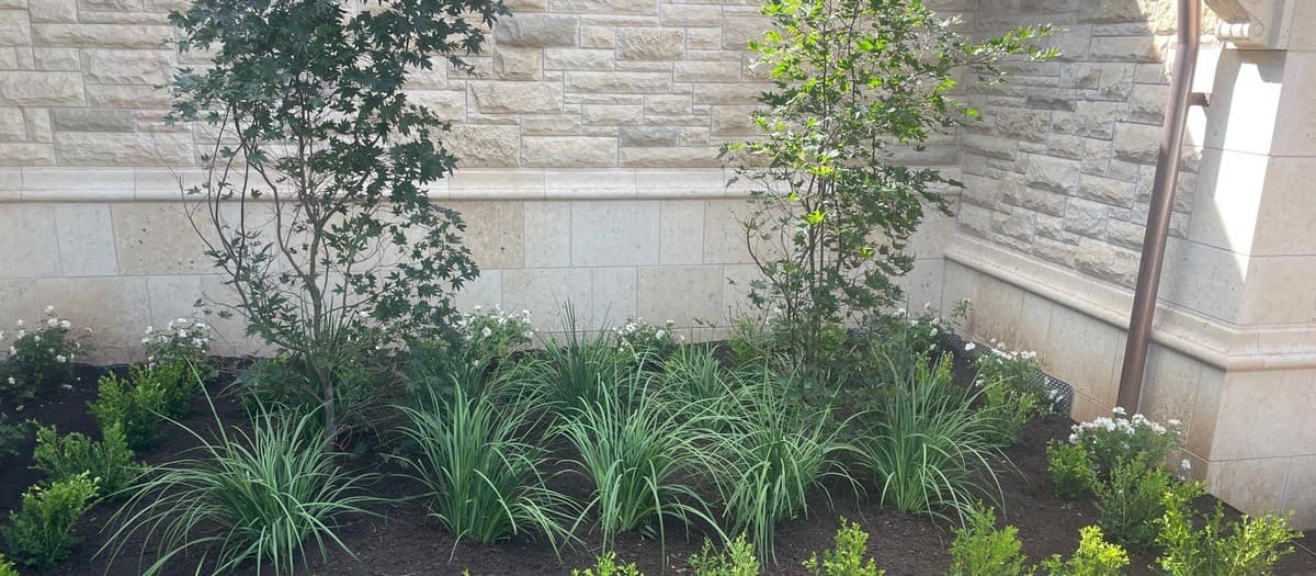 Landscape company brand that justifies premium pricing — visual identity, positioning, and client perception