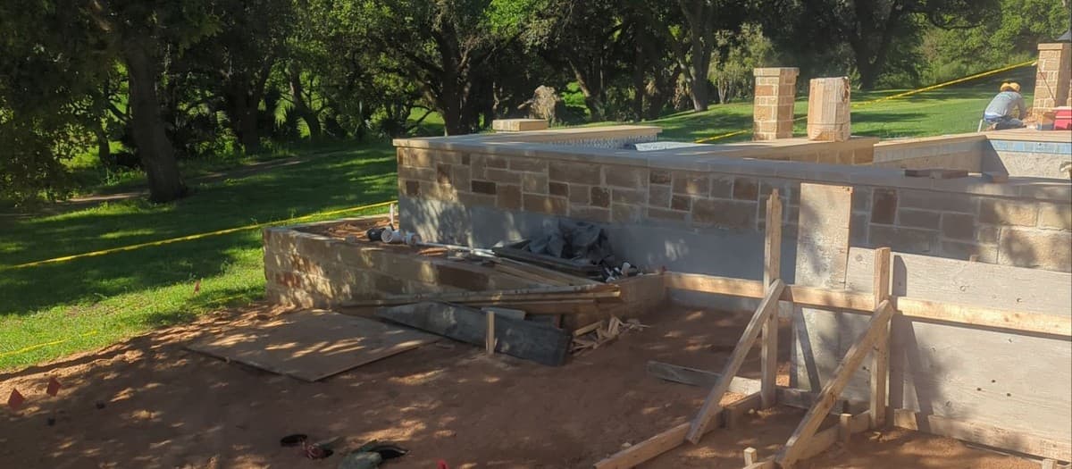 Sequencing a paver patio and retaining wall with one crew — phase order, material flow, and schedule planning