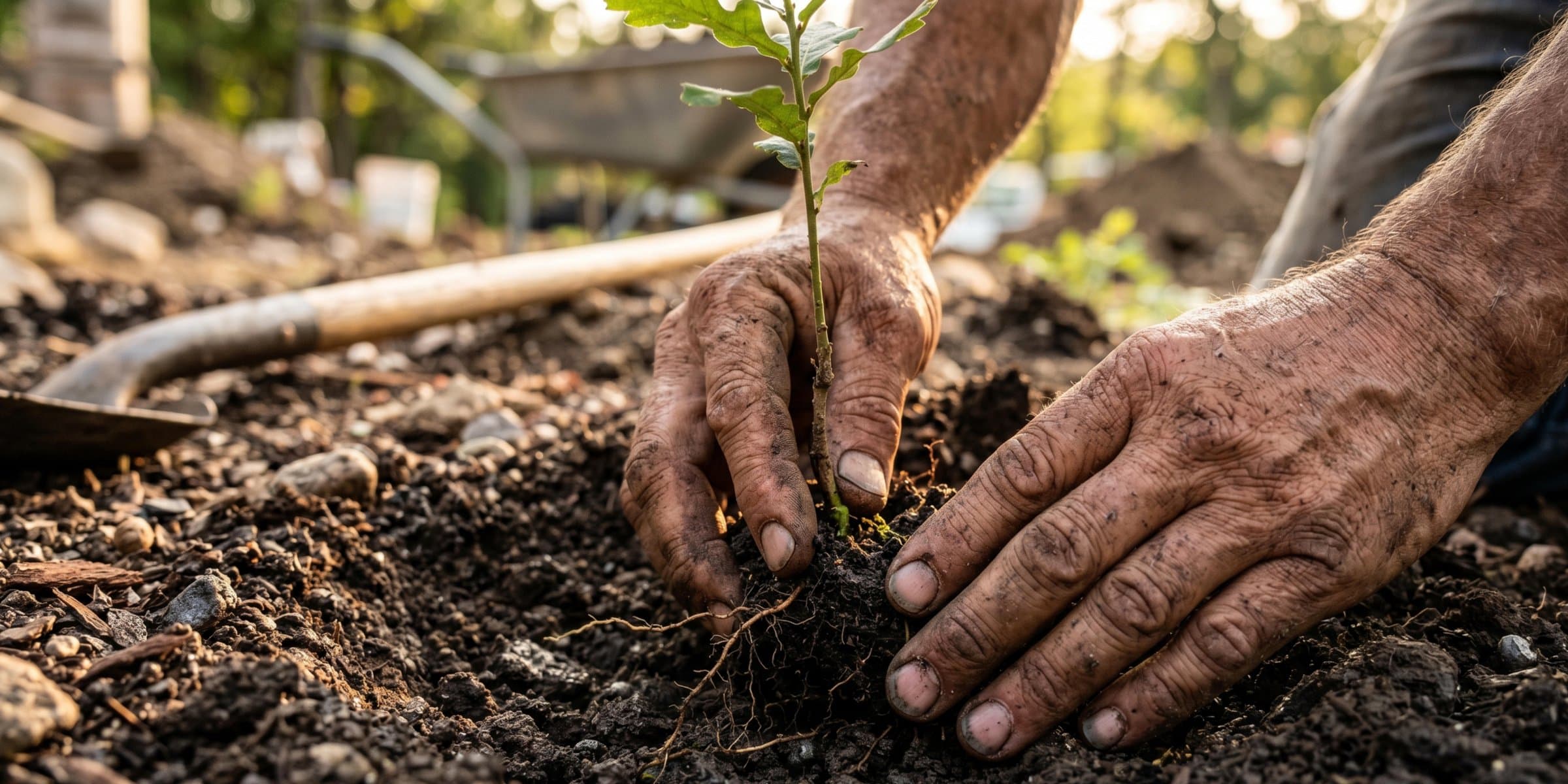 Landscape crew at work